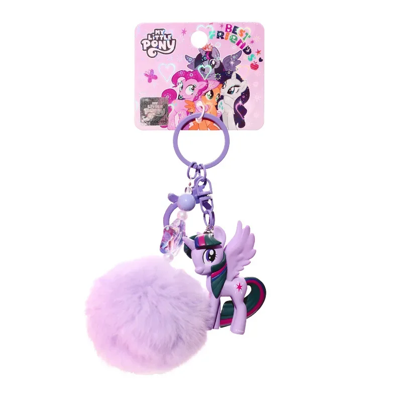 LLavero de peluche Original My Little Pony, colgante de mochila de dibujos animados, muñeca bonita de juguete, accesorios de anime Kawaii, regalo de Navidad