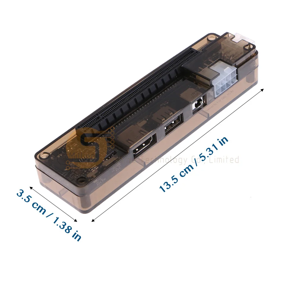 Adattatore eGPU per laptop - Dock grafico esterno EXP GDC PCIe, Mini PCI-E/M.2 NVMe a GPU desktop, Plug & Play