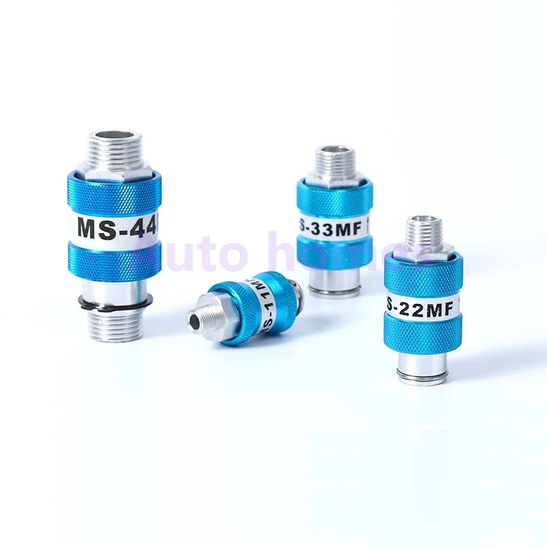 MS-22MF Pneumatic Air Pipe Control Switch Ftting Hand Slide Valve 1/4'' Aluminium Female Airtac Type