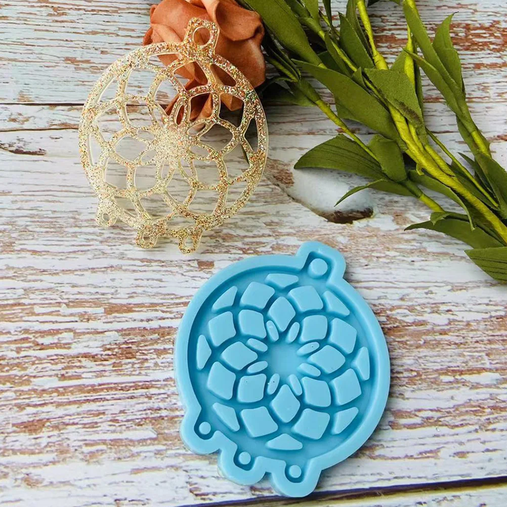 

Cute Keychain Mold Dream Catcher Casting Trays Silica Gel Hanging nament Clay DIY Crafts Wind Chimes Molds Pendant Moulds
