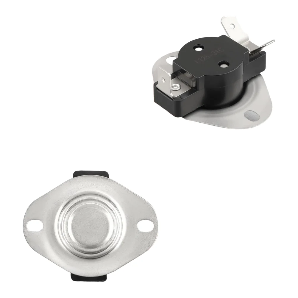 For Dryer Thermostat Replacement Kit Includes 6931EL3003D Temperature Limiter 6323EL2001B Thermistor Silver Metal