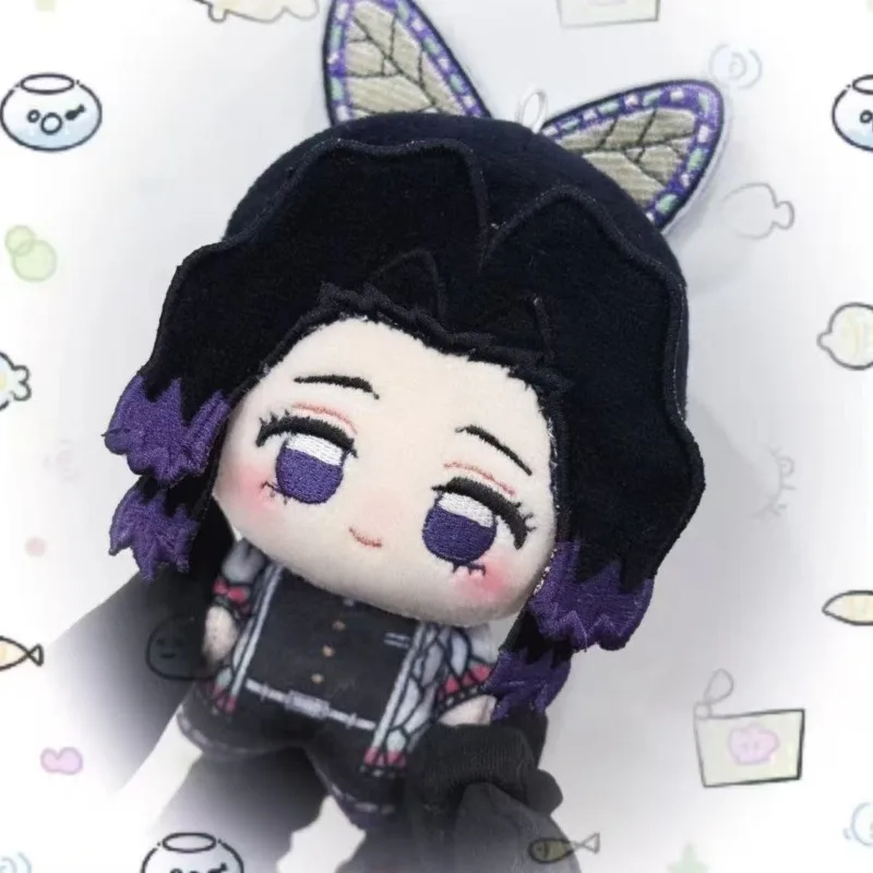 10CM New Demon Slayer Plush Toy Cartoon Animation Peripheral High-looking Creative Doll Cute Backpack Desktop Decoration Gift - view 6