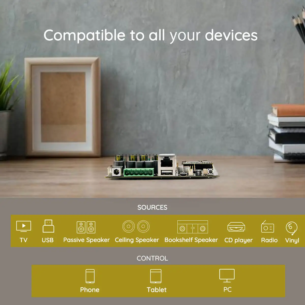 AMP2.1 Professional Power Stereo Home Theater Amplifier Module Amplifier Audio Diy Board