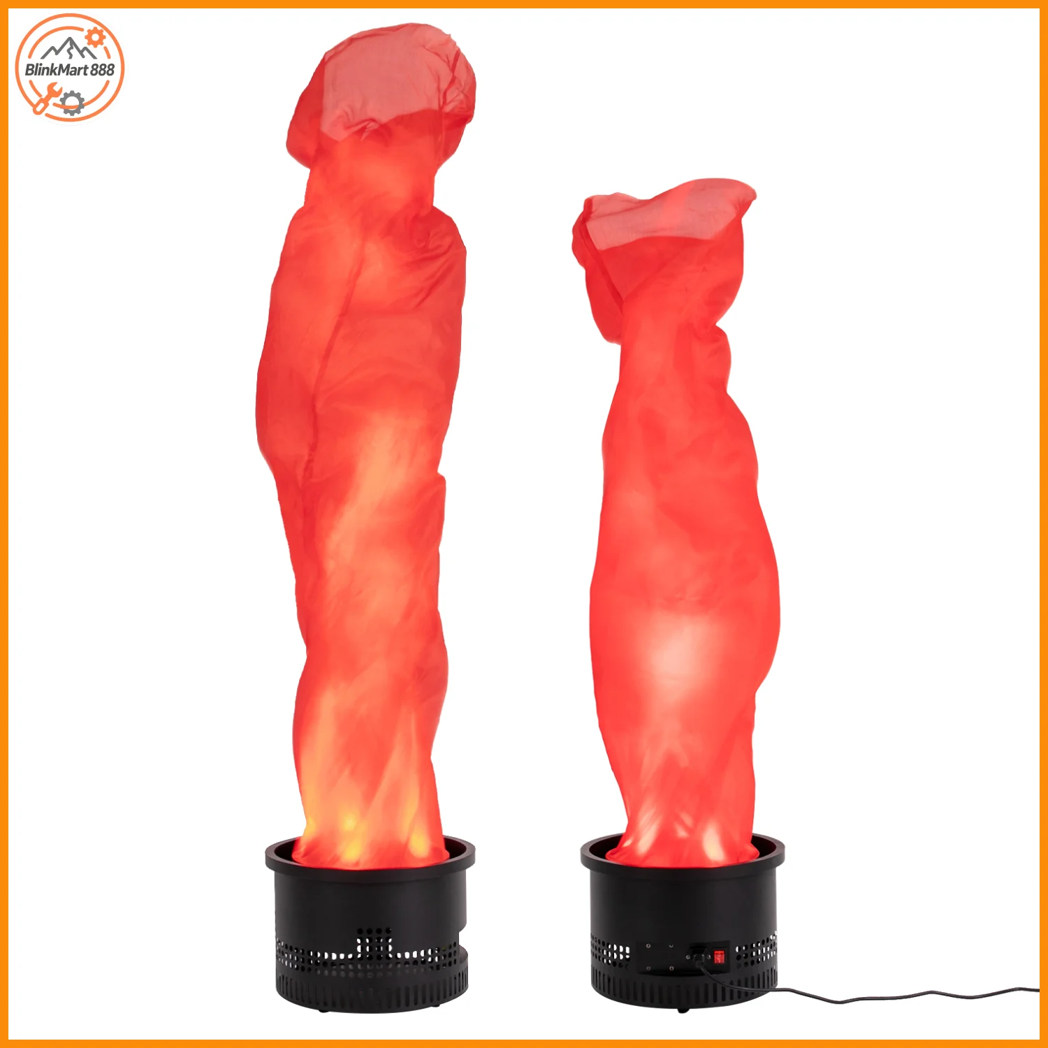 

Led Silk Flame Lamp| 4.76/5.58ft Fake Fire Machine| Flame Effect Lights Simulated Campfire Light