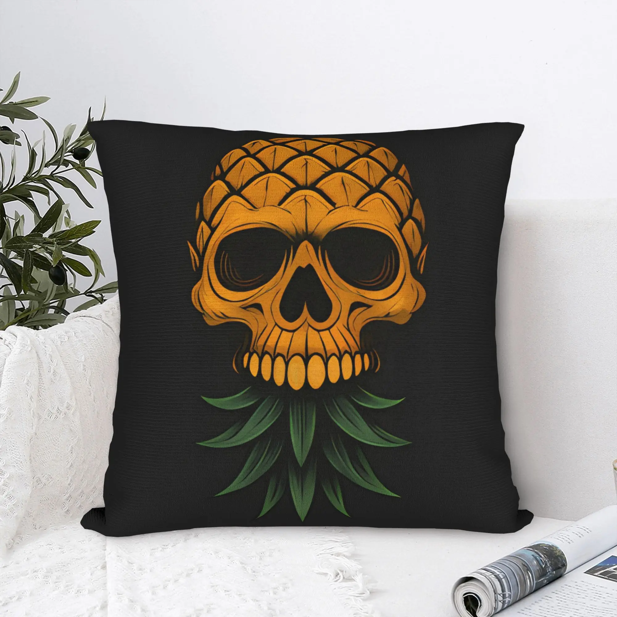 Anatomy Of An Upside Down Pineapple Pillow Case  Soft Pillow Cover Morden Pillowcases For Sofa Couch Bed Living Room