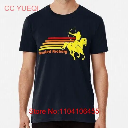 Mounted Archery Retro Equestrian Horse Nickerstickers� On Redbubble T-Shirt