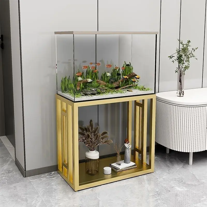 Living room fish tank rack special rack bottom metal super load-bearing integrated rack multi-layer simple