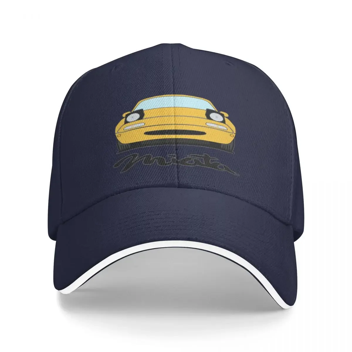 Sunburst Yellow (limited edition in 1992) NA Miata Roadster Baseball Cap Snapback Cap Cosplay Hat Female Men'S