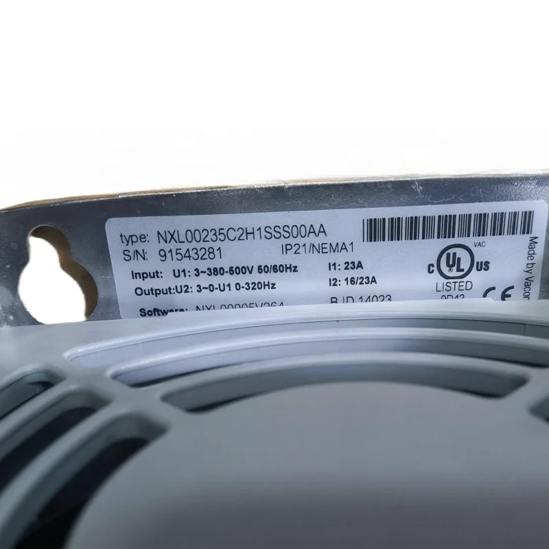 NXL Series 23A 7.5KW 11kw 380-500V Inverter New Variable Frequency Drivers VACON NXL00235C2H1SSS00AA