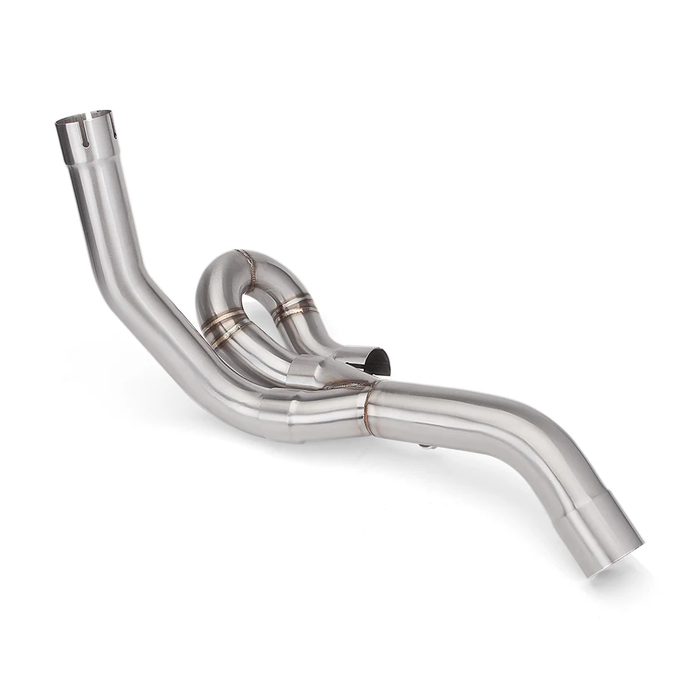 Escape Motorcycle Racing Exhaust Mid Pipe Kit Fit Compatible OEM Muffler For Aprilia Dorsoduro 750 SMV750 Shiver 750 2008-2017