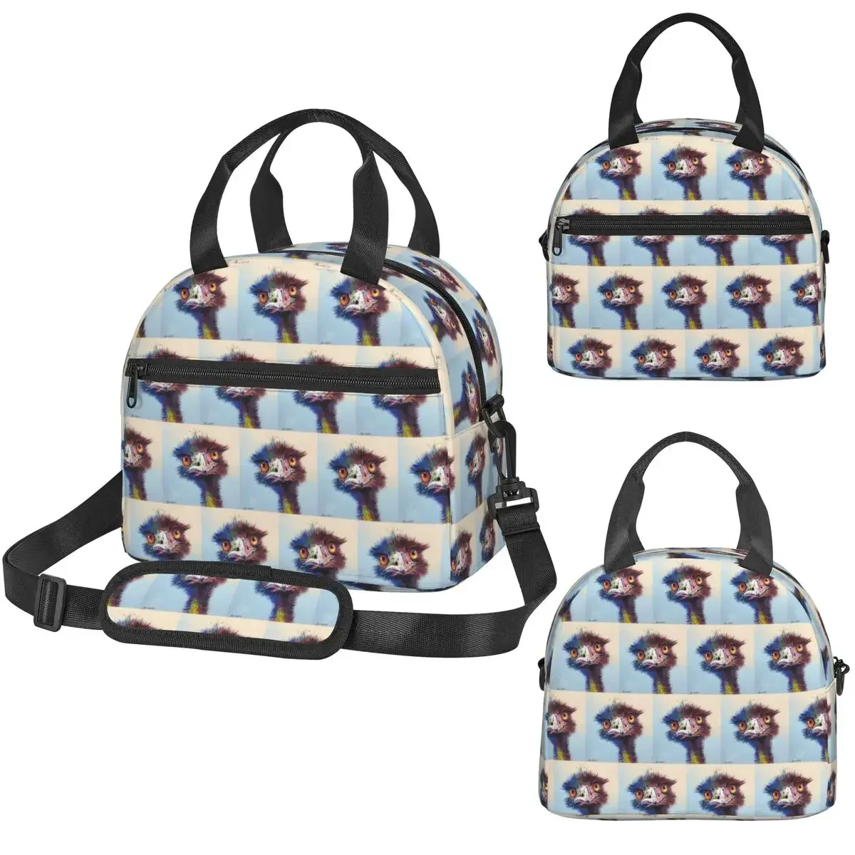 Australian Emu - 74 Insulated Lunch Bag for Kids School Cooler Thermal Box Tote Leakproof Lunch Boxes