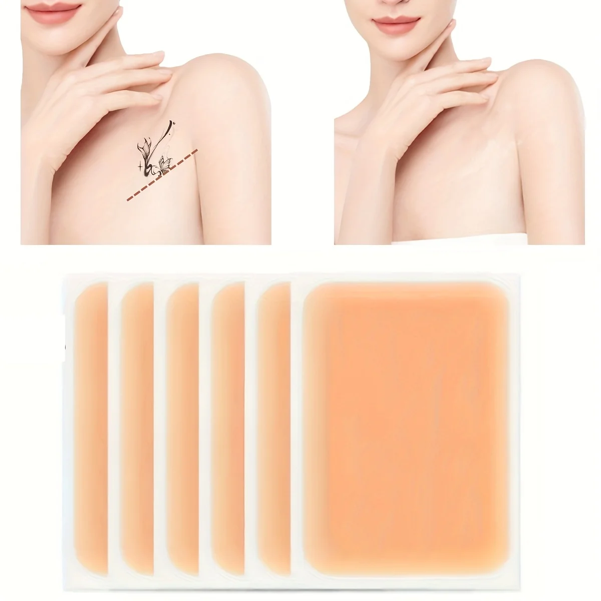 

Tattoo cover tape, ultra-thin breathable patch, suitable for tattoo scars and stretch marks, transparent and waterproof
