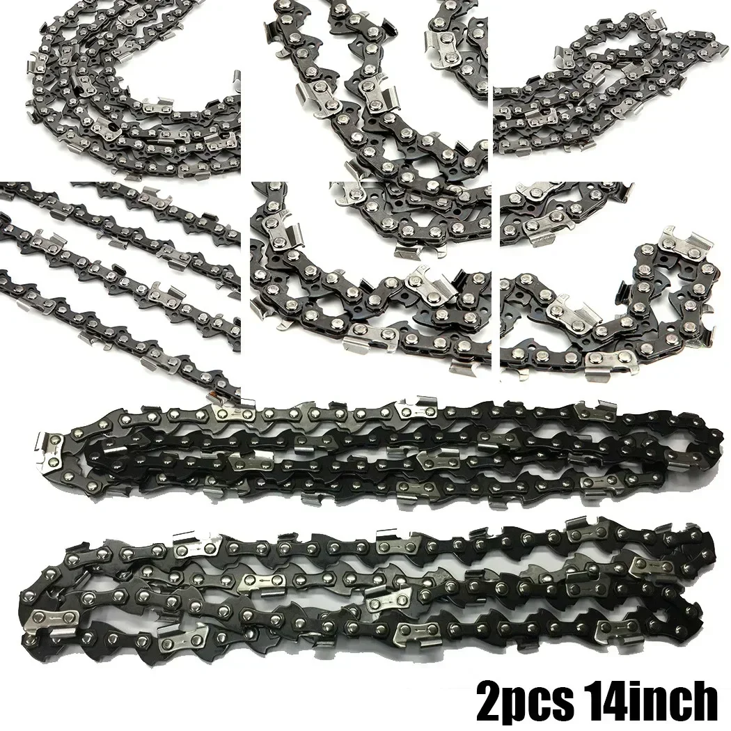 2 Pack For Bosch AKE35s Electric Chainsaw 14in Chains 1.3mm (.050) 52 Links Hardening Process Chainsaw Chain