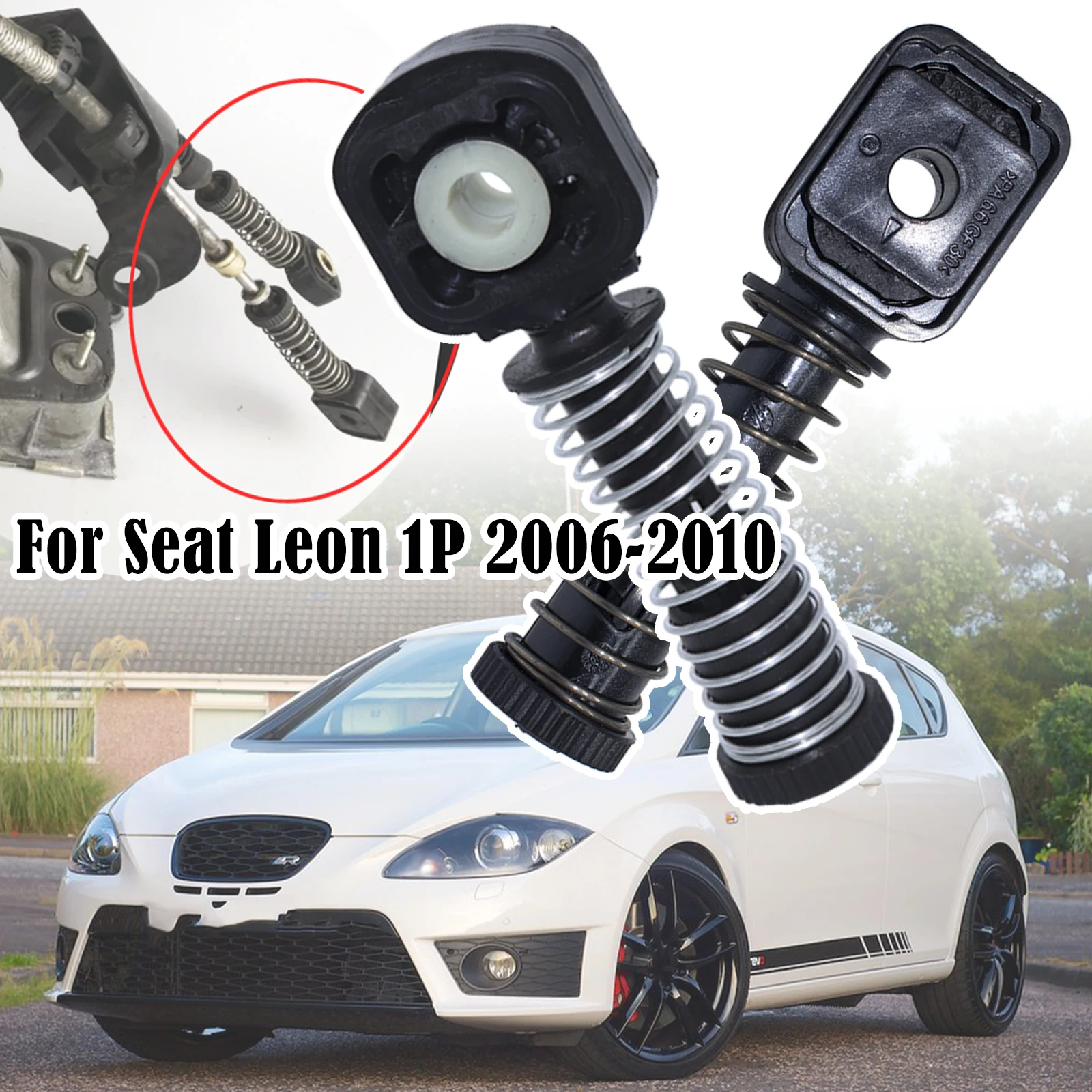 

For Seat Leon 1P Gear shift linkage Manual Gearbox Shaft Selector Change Lever Shifter Cable Linkage Rod End 2006 2007 - 2010