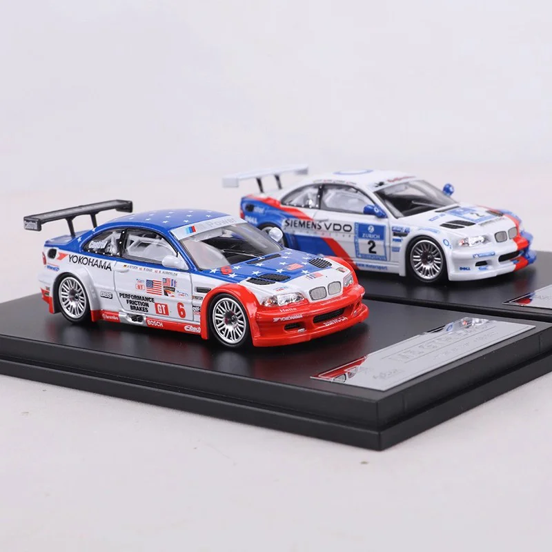 New In Stock 1:64 Dcm M3 Gtr E46 Need For Speed Simulation Alloy Miniature Die-Casting Car Model Customized Collectible Toy Gift