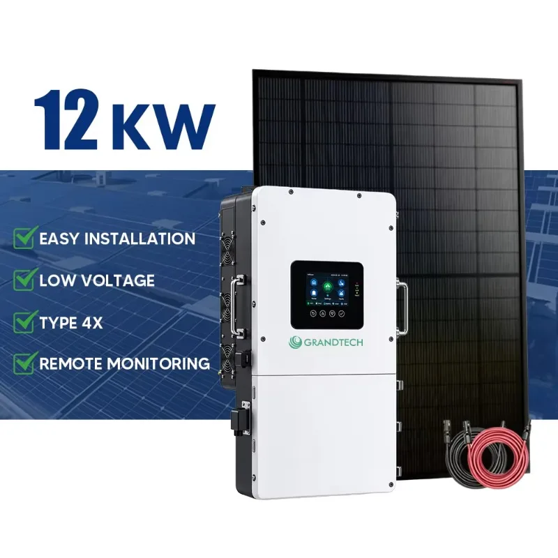 10KW 8kw  Panels With Battery And Inverter Split Phase  Power Station  Energy System Hybrid  System For Home