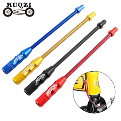 MUQZI MTB Bike Brake Noodles Protector Cable Guide Bend Tube Pipe Hose Stainless Steel Extend V Brake Spring Noodle Bicycle Part