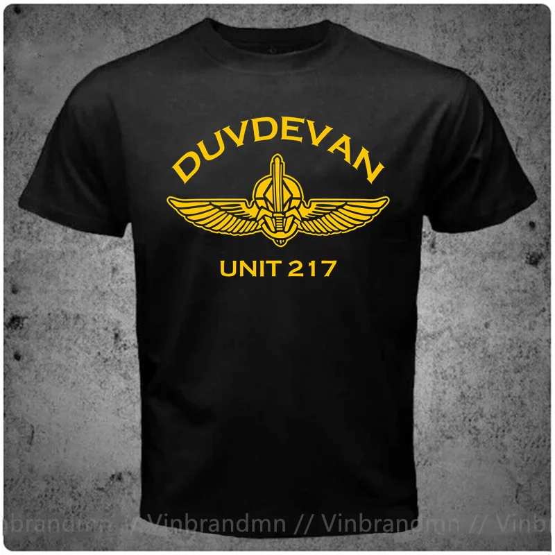 New Israel IDF Special Forces DUVEVAN UNIT 217 T Shirt Man Israeli Defense Force Units 669 Yamam Shaldag Egoz Maglan Men T-shirt