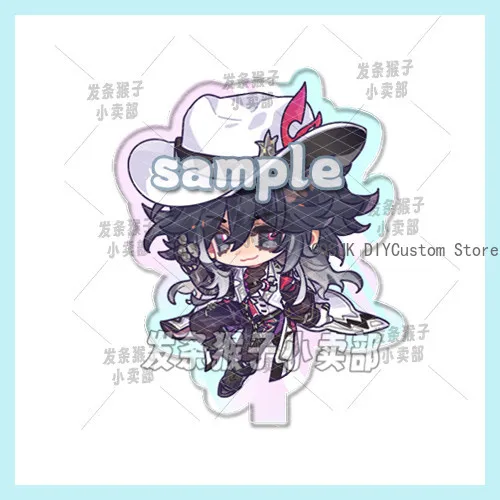 Game Honkai：Star Rail Yao Guang Ashveil Sparxie‌ Anime Cosplay Button Pin Cartoon Brooch Badge Backpack Acrylic Stand Pendant view 5