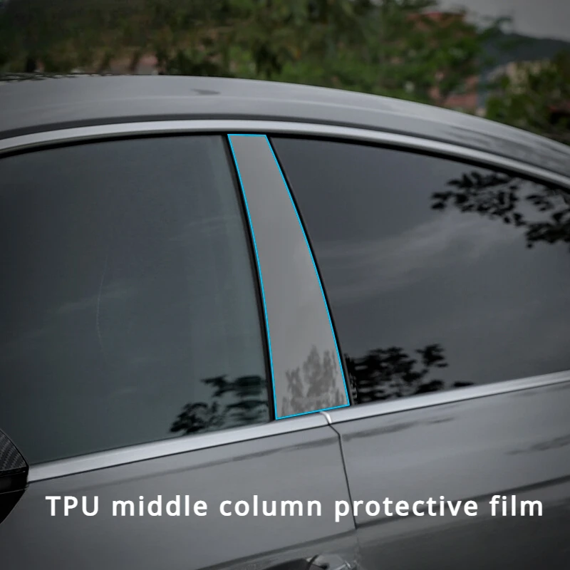 For Vw CC Artenon window post film body column TPU transparent invisible car coat paint anti-scratch protective film decoration