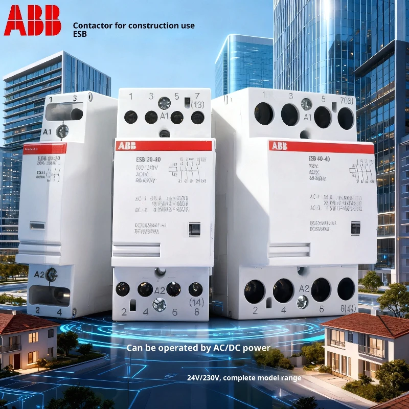 قواطع ABB للمباني سلسلة ESB ESB20-20 ESB25 ESB40 ESB63 ESB100 موصلات التيار المتردد ومقاولين التيار المستمر المتوافقة
