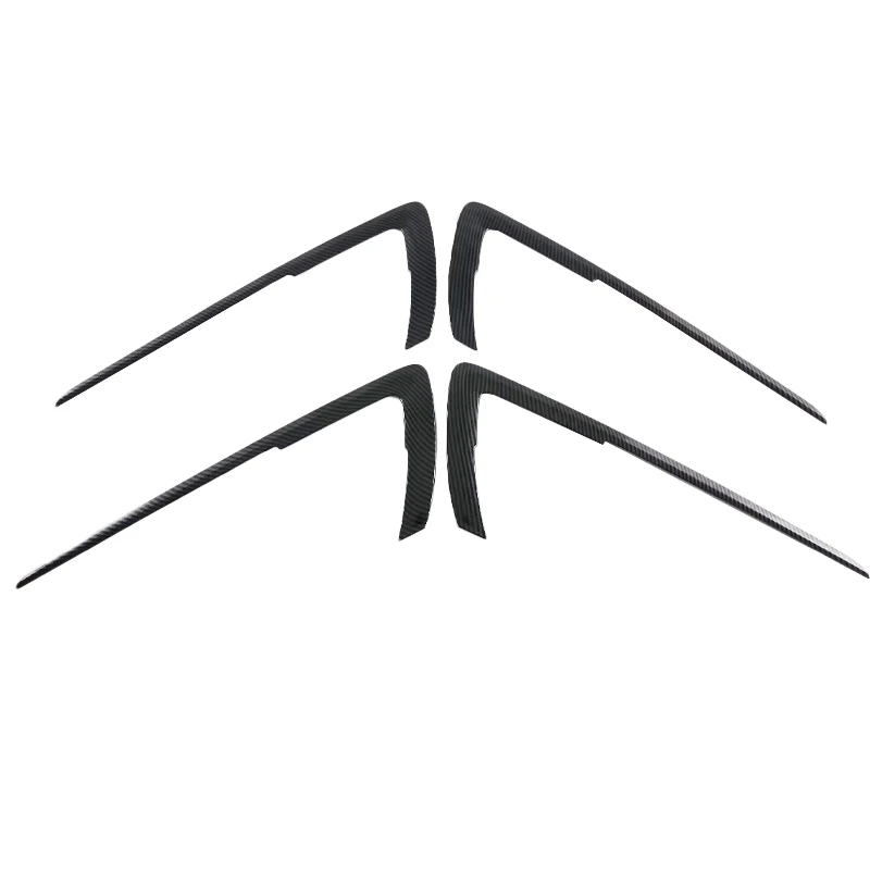 

Внутренняя дверная панель из углеродного волокна из АБС-пластика, модифицированная для Toyota Fortuner 2016-22025, украшение двери, аксессуары для полос