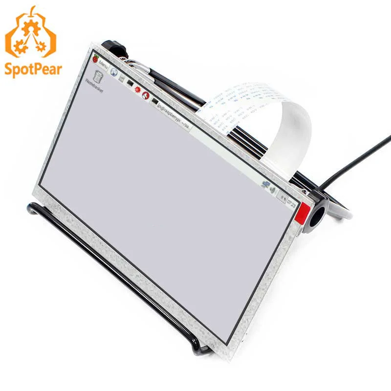 Raspberry Pi 7 cali LCD 7 cali 1024x600 IPS wyświetlacz DPI sterownik