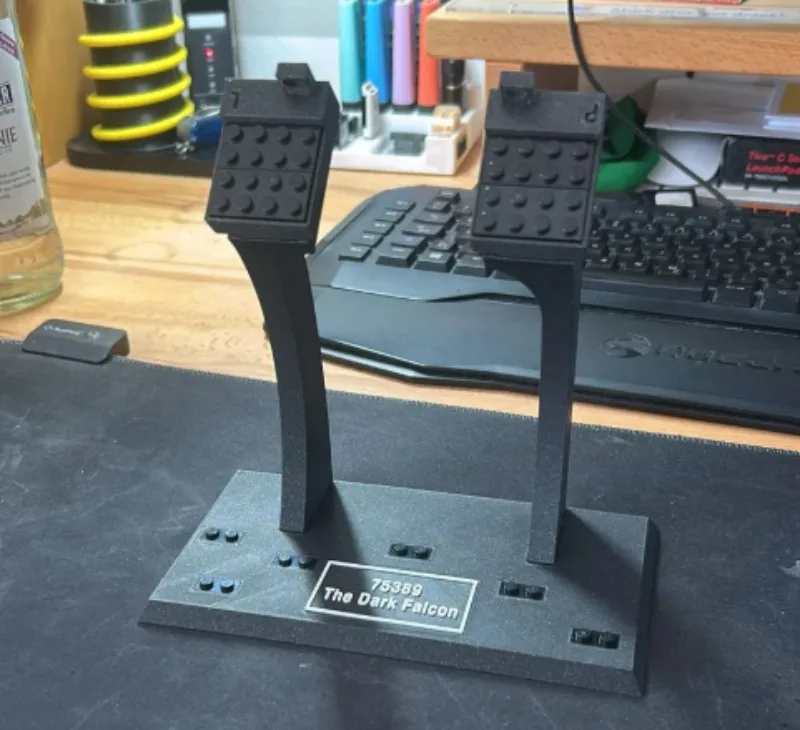 DIY Building Block Display Bracket Holder Stand for LEGO Star Wars Dark Millennium Falcon 75389