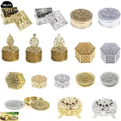 1pc Kitchen Creative Wedding Candy Box Electroplating Gold And Silver Plastic Cylindrical Candle Holder Wedding Candy Box