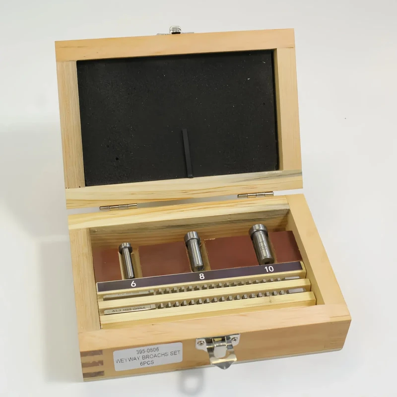 6PCS HSS Metric Size Keyway Broach Sets Tools