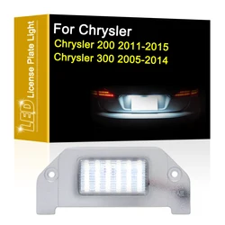 12V LED Number Plate Lamp For Chrysler 200 2011 2012 2013 2014 2015 Chrysler 300 2005-2014 White License Plate Light Assembly