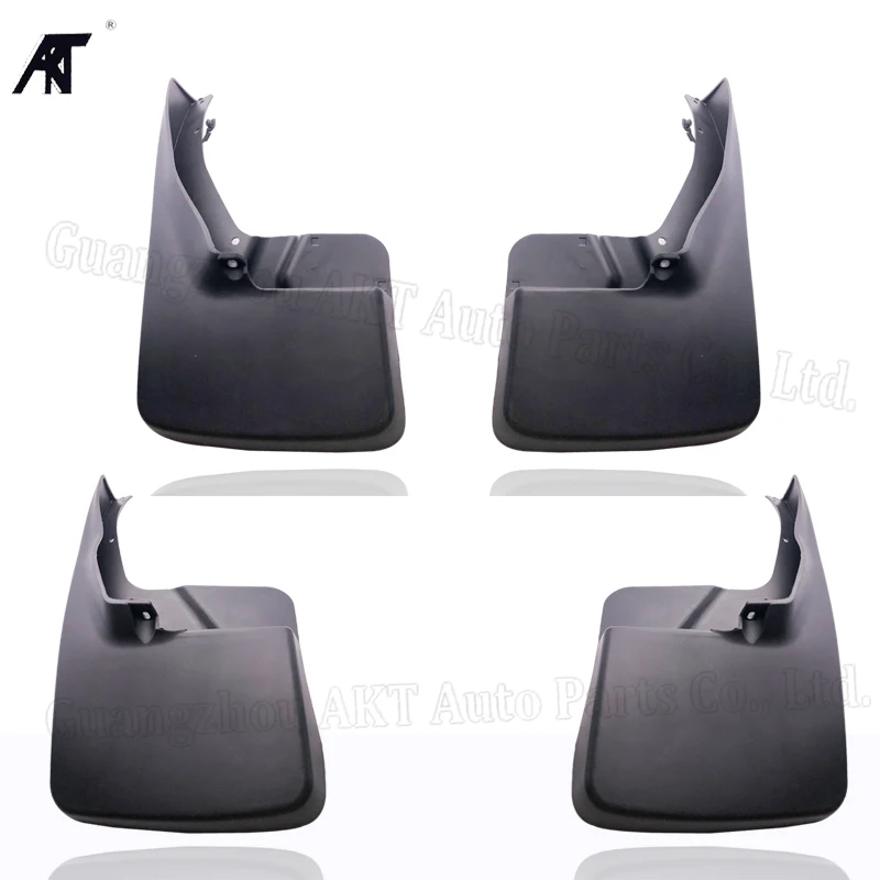 4PCS/set Black for: Dodge Ram 1500 2500 3500 mud flaps 2009-2017 No Flare Splash Guards Mud Flaps