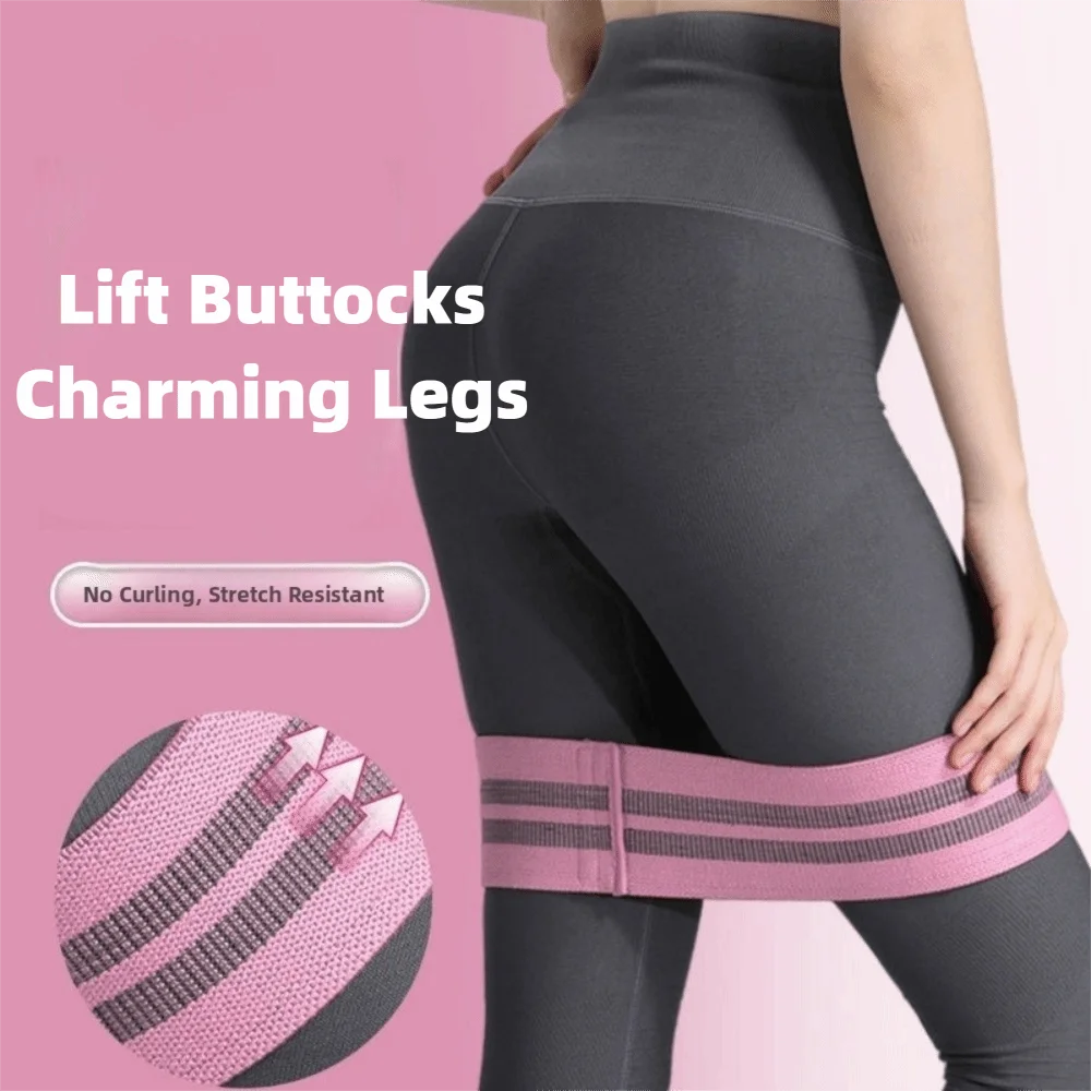 

New Non-slip Resistance Band 90lbs Lift Buttocks Elastic Band Exercise Hip Ring Fitness Yoga