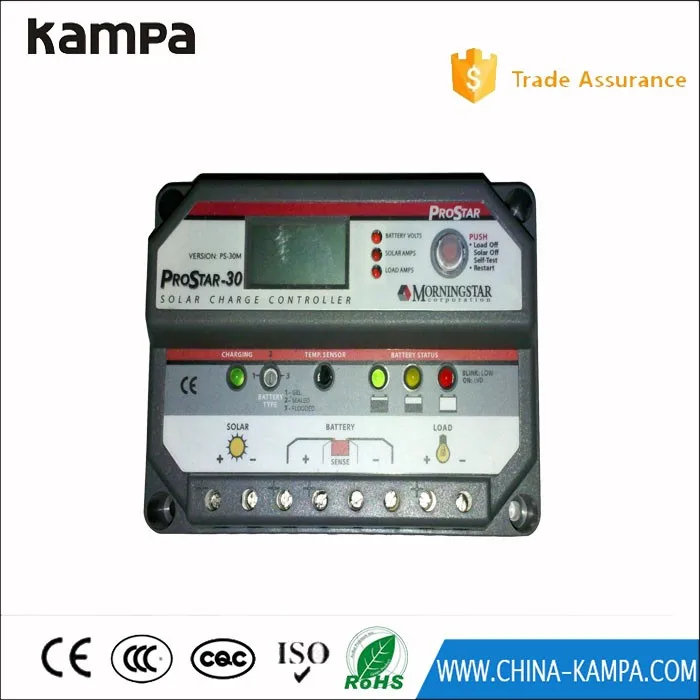 PWM Morningstar PS-15A solar charger controller with inverter