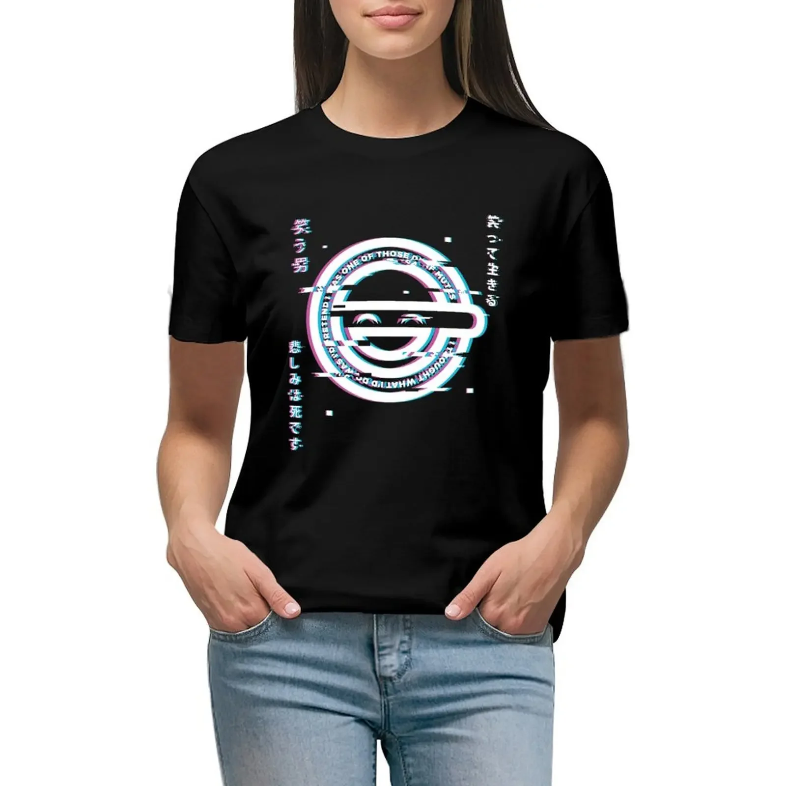 

The Laughing Man - Ghost In The Shell Hacker T-Shirt customs plus sizes funnys customs design your own womans clothing