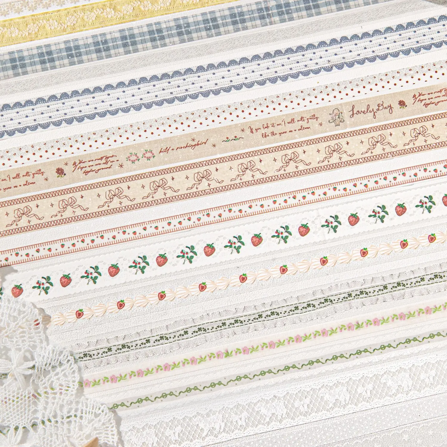 1 шт./1 лот, декоративные клейкие ленты, кружевные ручной работы, мусорный журнал, сделай сам, бумага, японская маскировка, наклейки для скрапбукинга