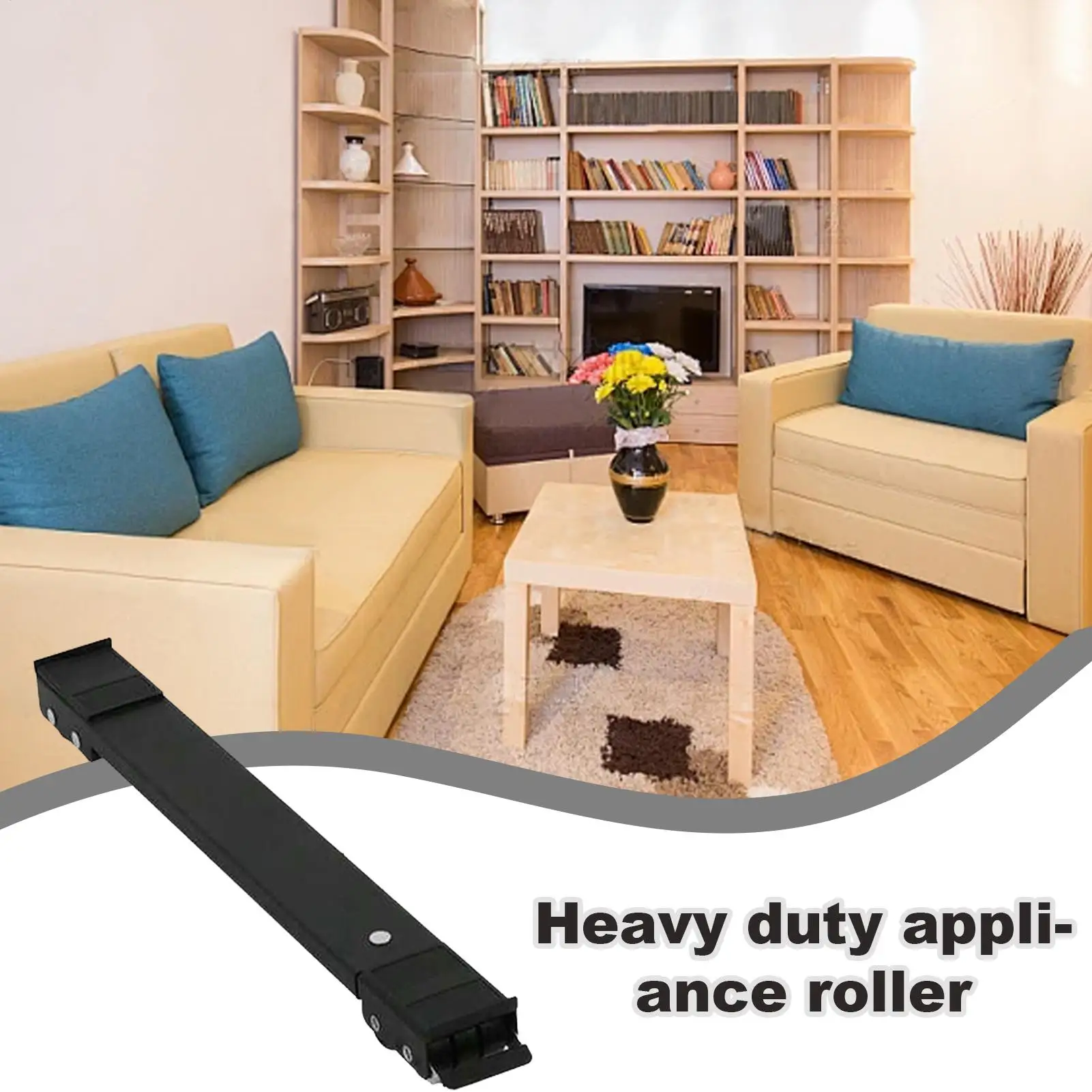 Heavy Duty Appliance Rollers Extendable Furniture Mover Slider Base Washing Machine Stand Wheels For Washer Dryer Refrigerators