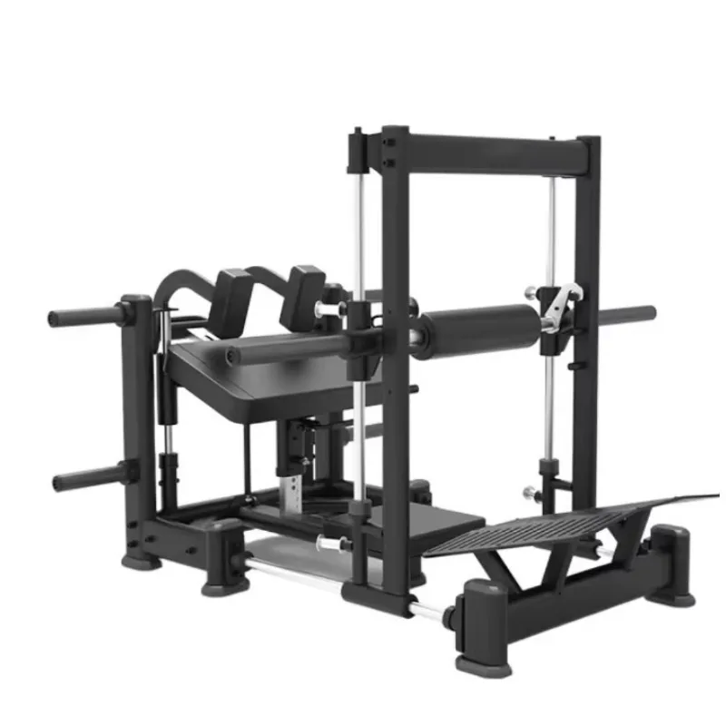 

Hip Thrust Glute Bridge Machine Fitness Equipment Horizontal Strength Abdominal Training 3D Plate Loaded Hip Thrust Trainer