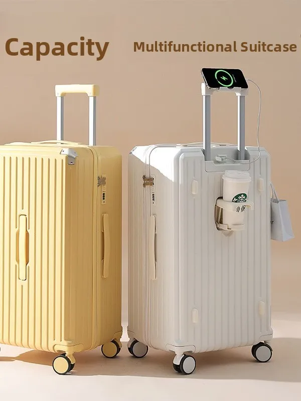 large-capacity-thickened-aluminum-frame-luggage-bag-women's-travel-suitcase-carry-on-bag-20-inches-fashionable-casual-backpac