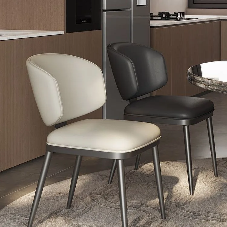 Nordic Living Room Ergonomics Chairs Affordable Luxury Household Restaurant Hotel Lobby Dining Chair Cortex Backrest Chair