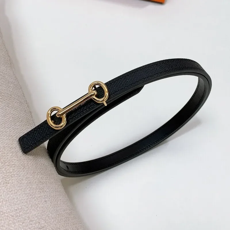 1.3 Small version of palm print women's belt leather dual-purpose cowhide simple slim waist belt women's suit jeans belt