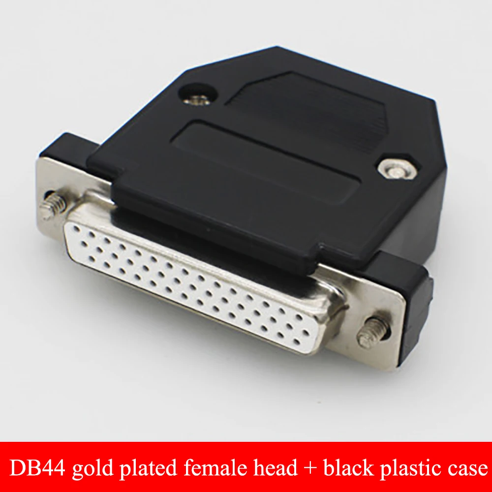 1PCS DB44 female MALE serial port CONNECTOR plug-in board type D-Sub CONNECTORS 44pin plug jack Adapter 3 Rows 44 PIN 44p