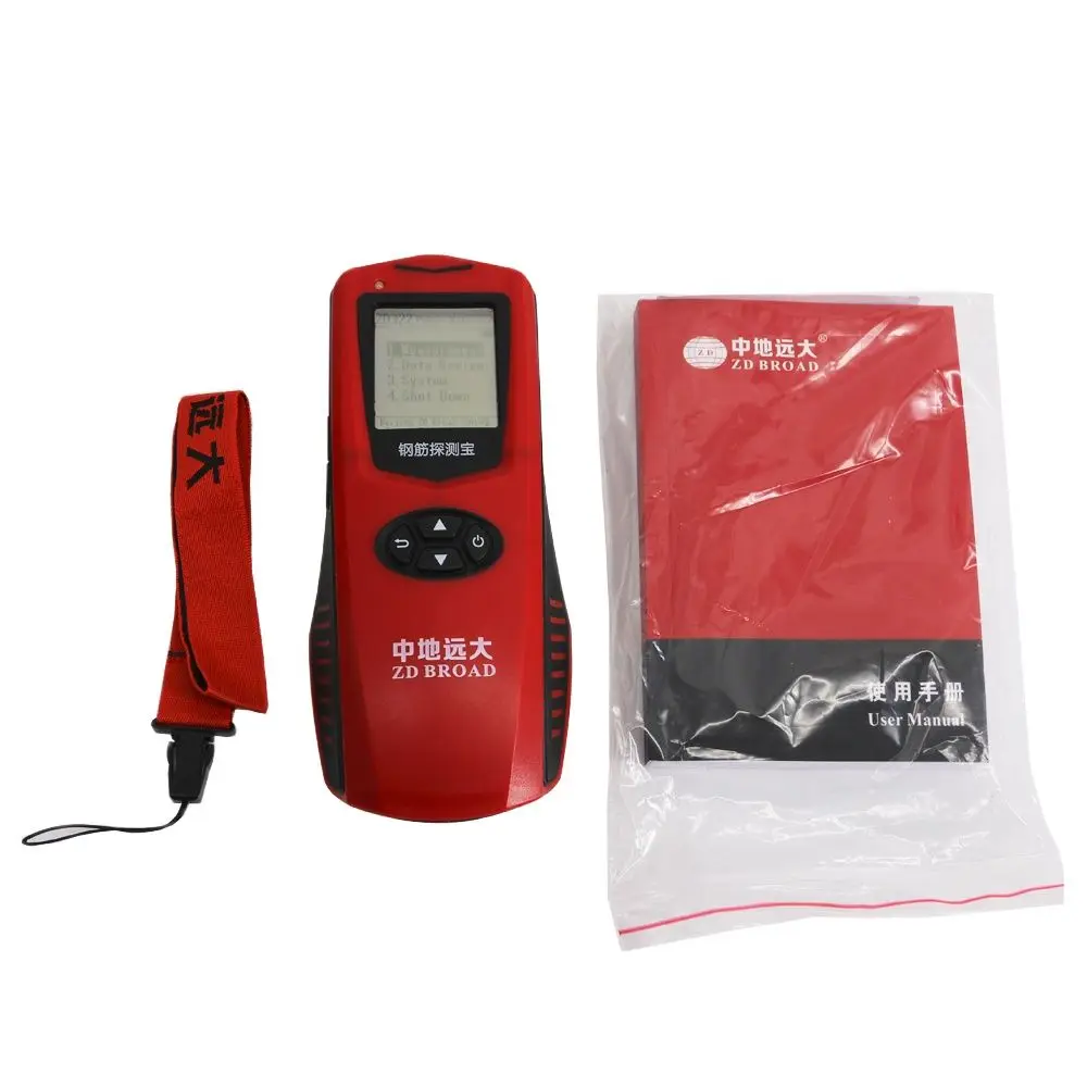 Rilevatore di tondo per cemento armato digitale integrato ZD322 integrato per Scanner di barre in acciaio