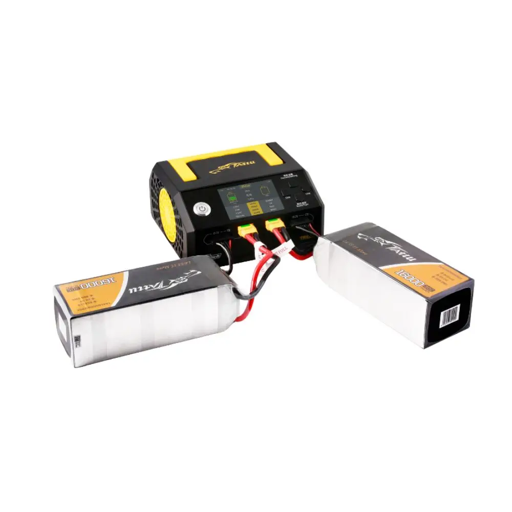 TATTU TA1000 1-7S G-Tech ثنائي القناة/1000 واط/1 ثانية ~ 7S/25A شاحن بطارية ذكي بدون طيار #4
