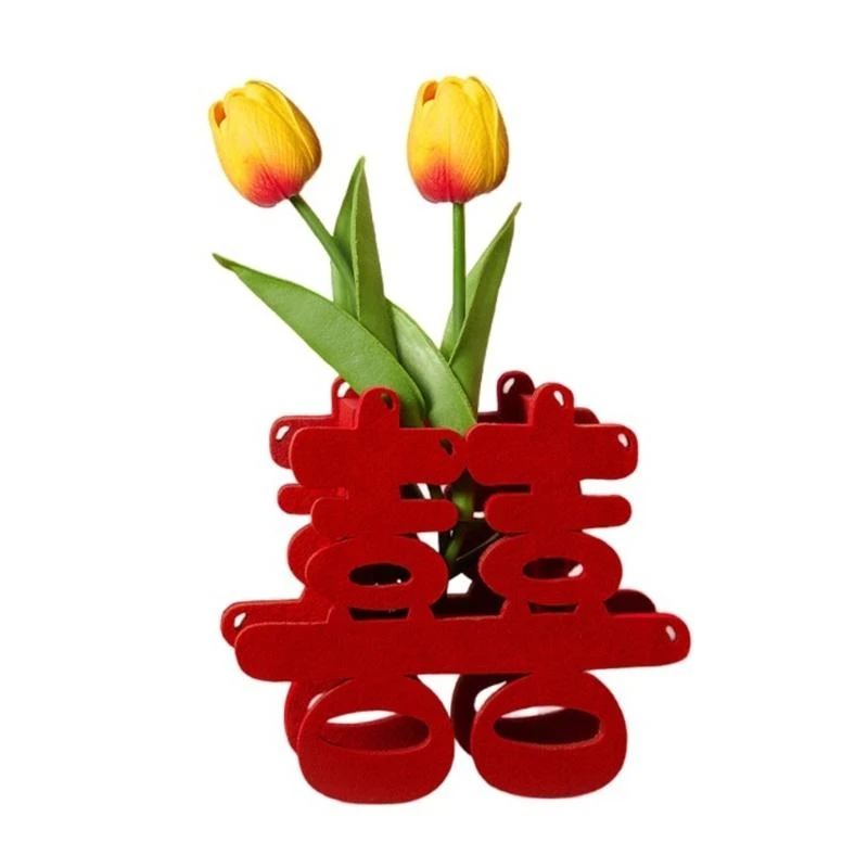 

Chinese Wedding Double Happiness Character Ornament Chinese Wedding Table Decoration for Wedding Ceremony