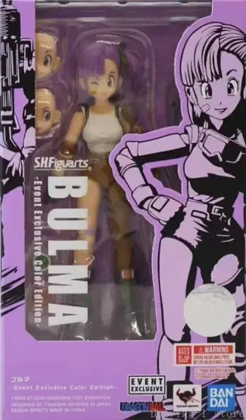 Op voorraad Bandai Original Shf Sh Figuarts l Bulma Event Exclusieve Color Edition Actiefiguren Anime Model Speelgoed