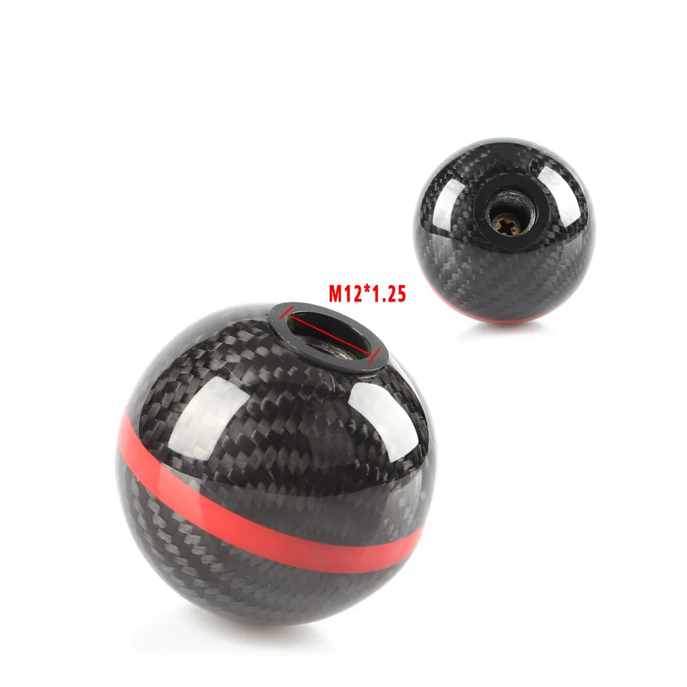 

Автомобильная ручка переключения передач из углеродного волокна, ручка переключения передач, рычаг переключения передач AT MT 8 мм 10 мм 12 мм