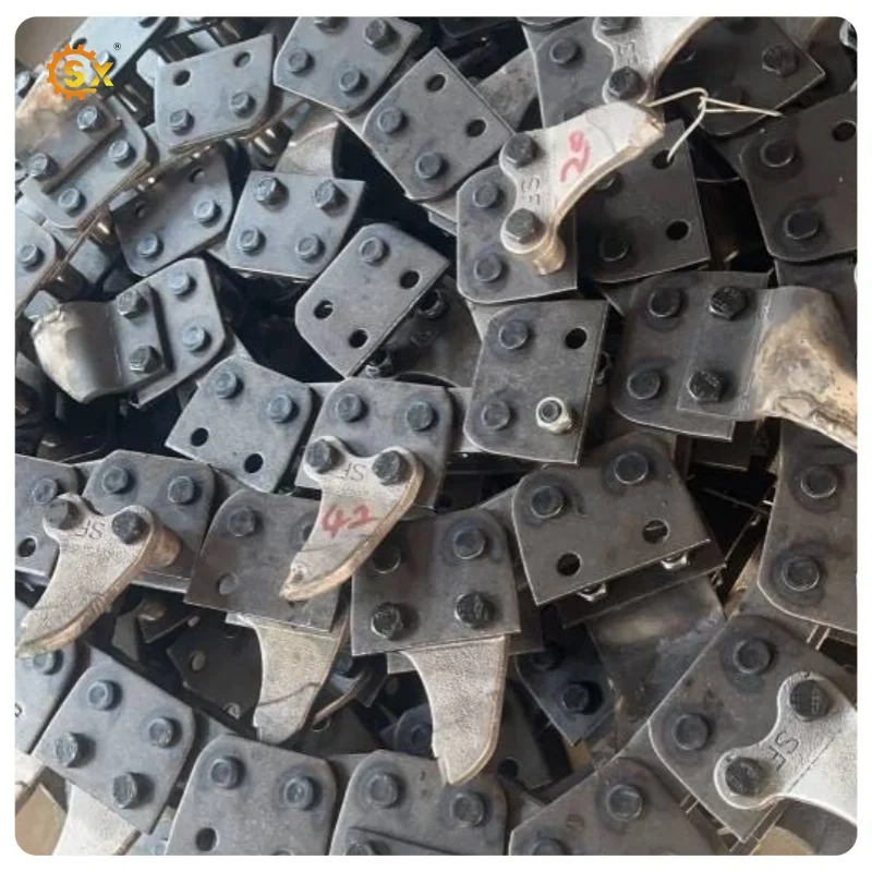 

32 a Stainless Steel Roller Chain Attachment for Trencher Mount on Tractor