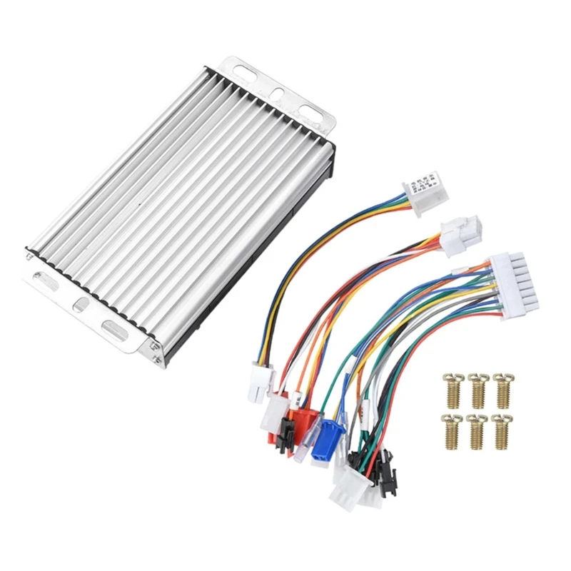 K32C Brushless Motor Controller for Electric Bike Systems, 50A Power Class with Aluminum Shell for 500W-3000W Replacement Work