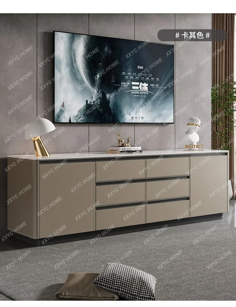 

Light Luxury Bedroom TV Cabinet Retro Home Living Room Dressers Trendy Tv Stands Luxury Entertainment